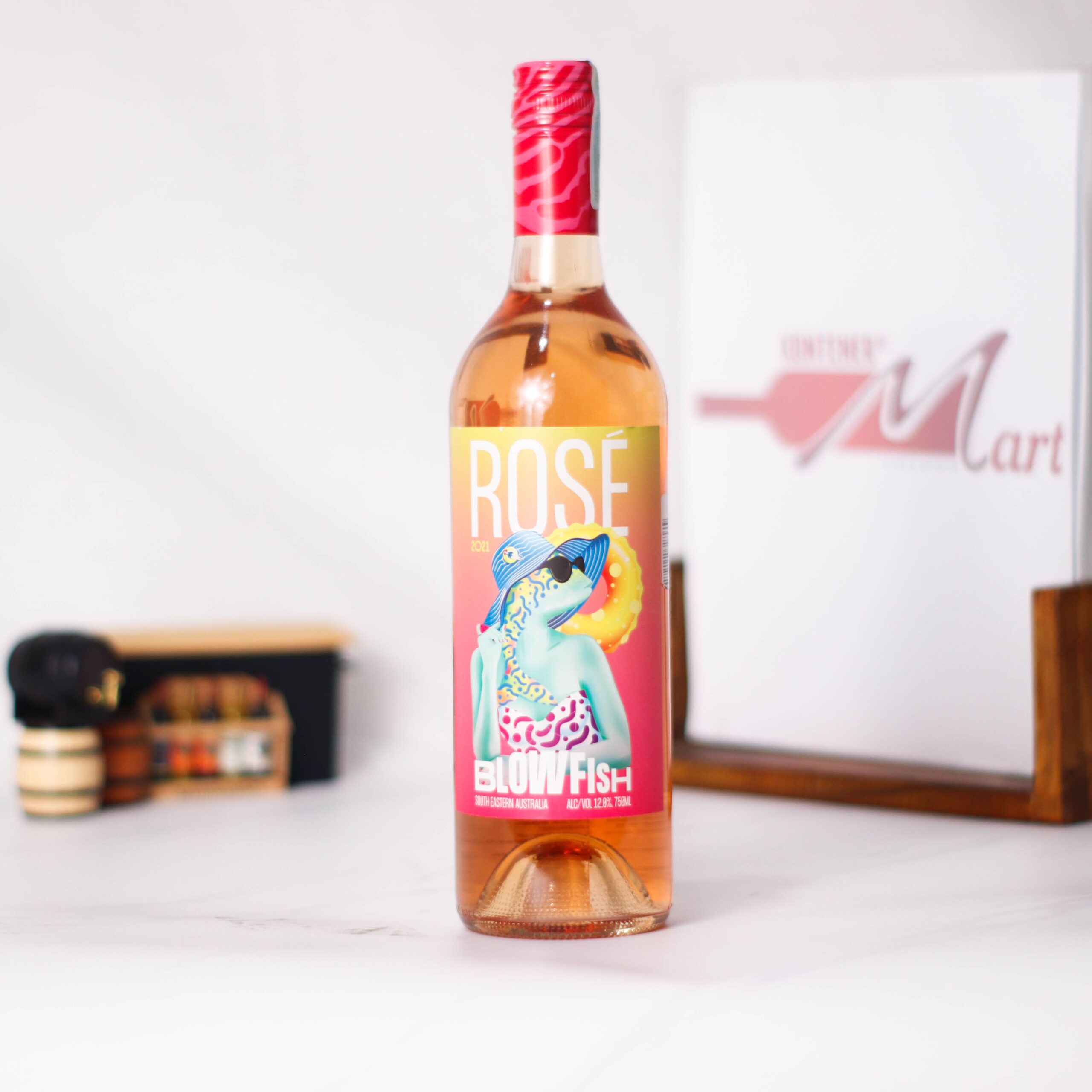 Blowfish Rose Semi Sweet Wine Australia