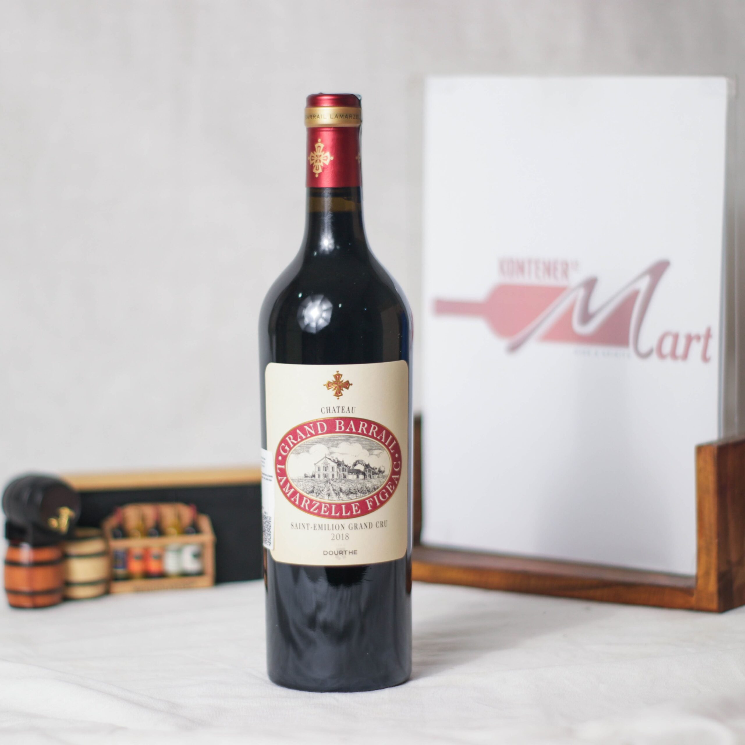 Chateau Grand Barrail Lamarzelle Figeac ST.Emilion Grand Cru 2018 Red Wine France