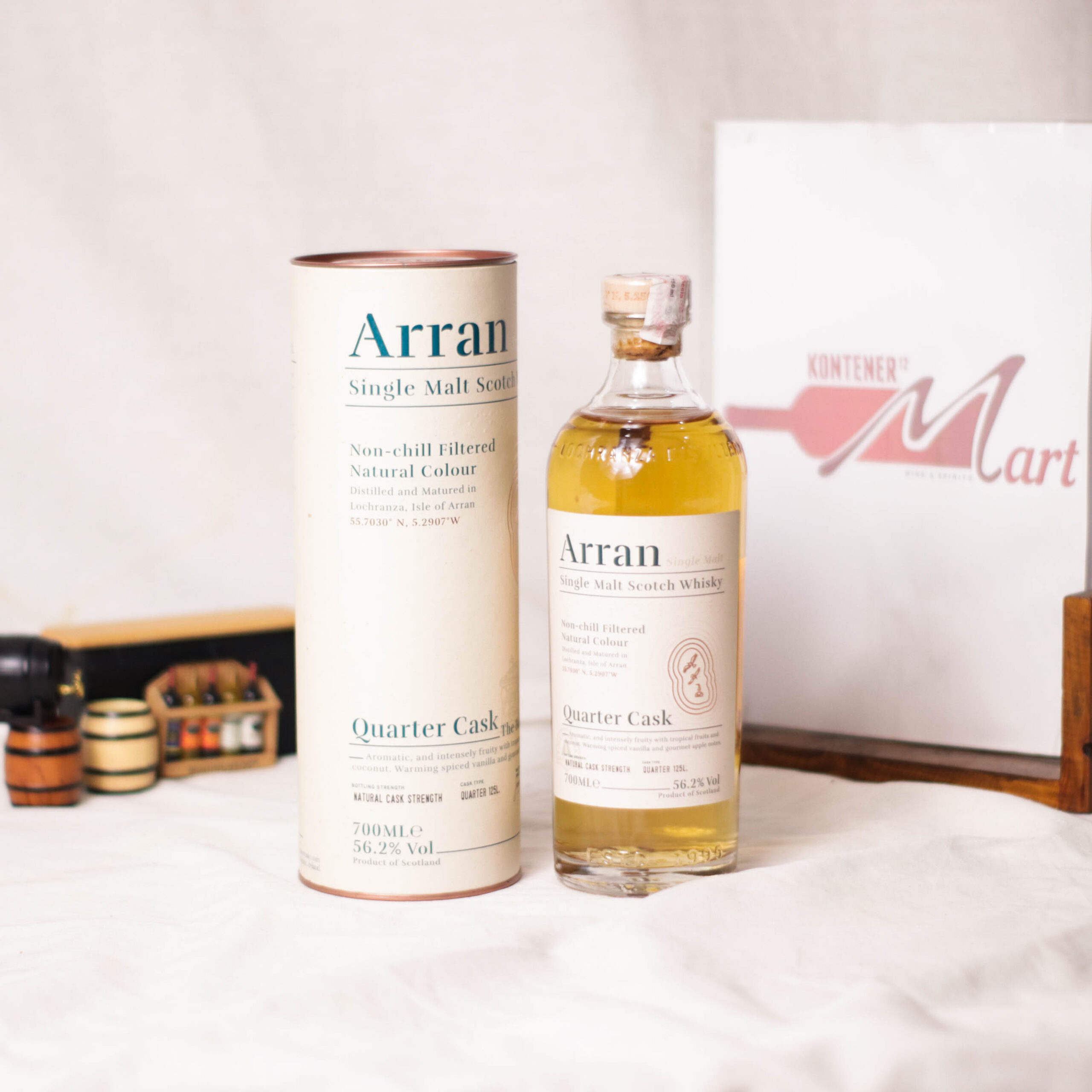 Arran Quarter Cask Single Malt Scotch Whisky Non - Chill Filtered