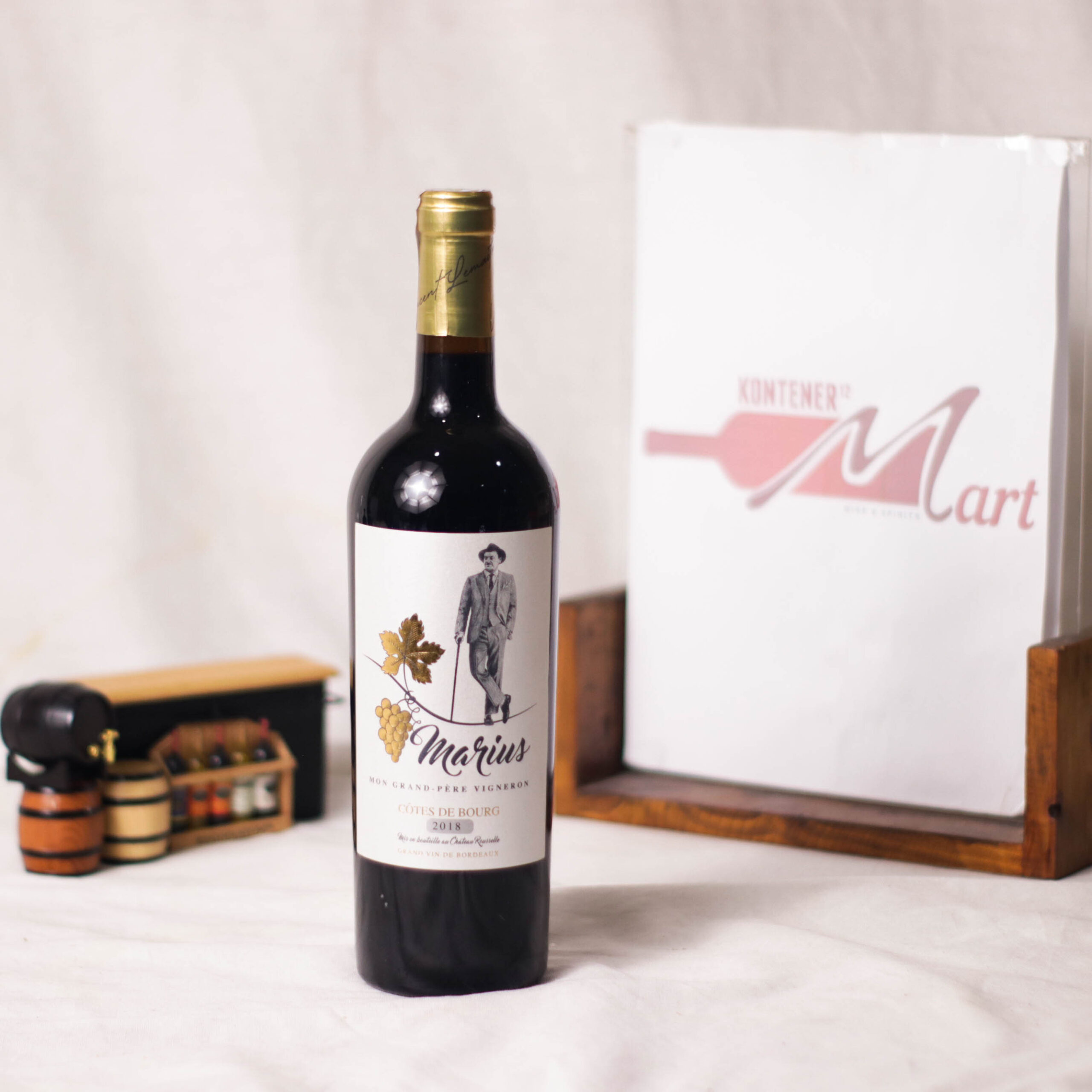 Chateau Rousselle Marius 2018 Cotes De Bourg Red Wine France
