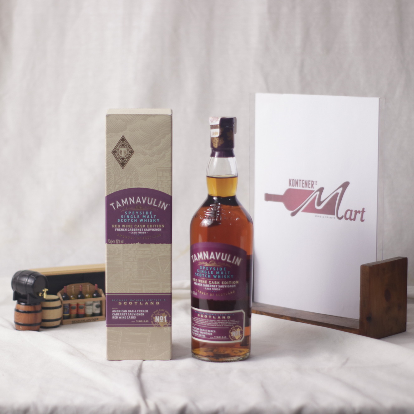 Tamnavulin French Cabernet Sauvignon ( Red Wine Cask Edition ) Speyside Single Malt Scotch Whisky