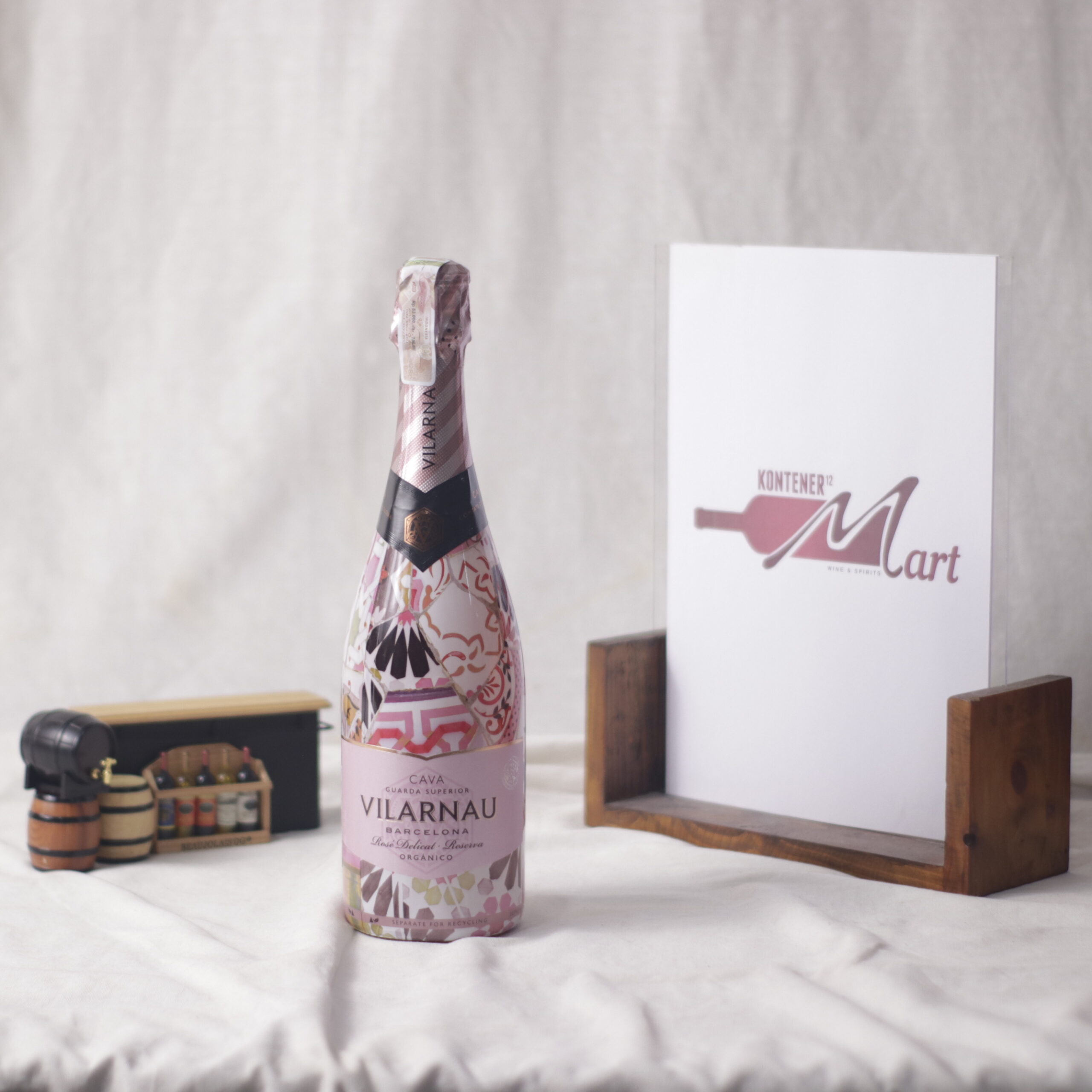 Vilarnau Rose Delicat Reserva Organic Rose Wine Spain