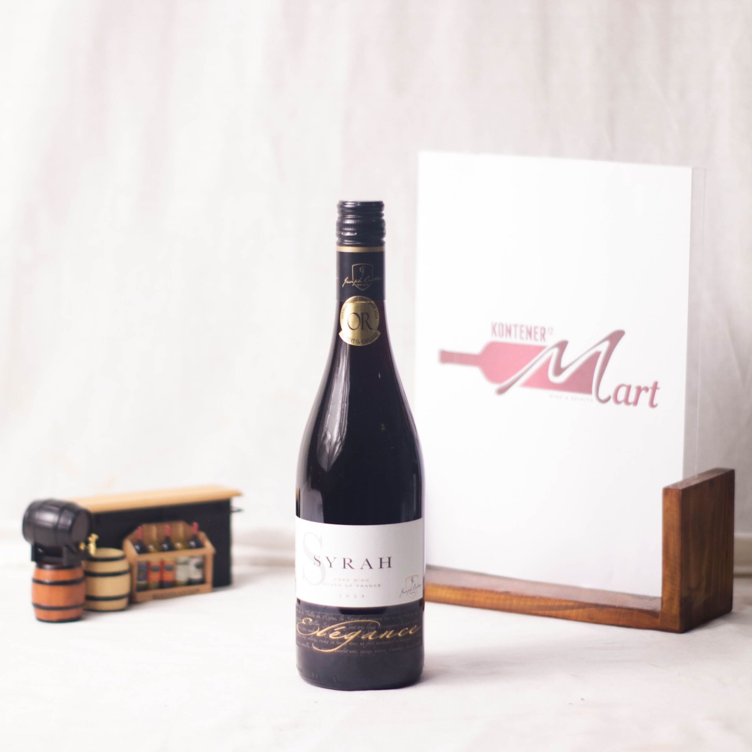 Joseph Castan Elégance Syrah IGP Pay's DOC 2023 France Red Wine