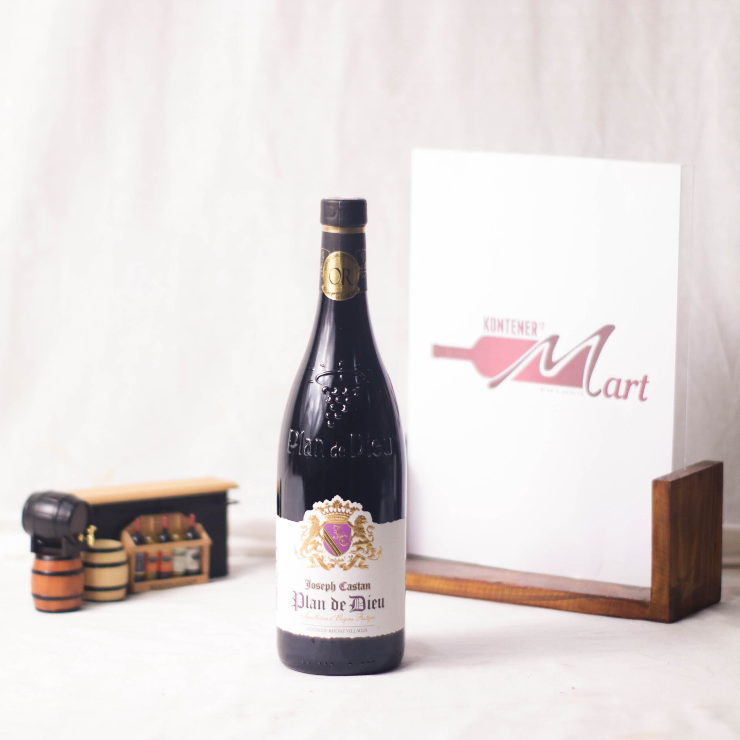 Joseph Castan Plan De Dieu Cotes Du Rhone 2021 Red Wine France