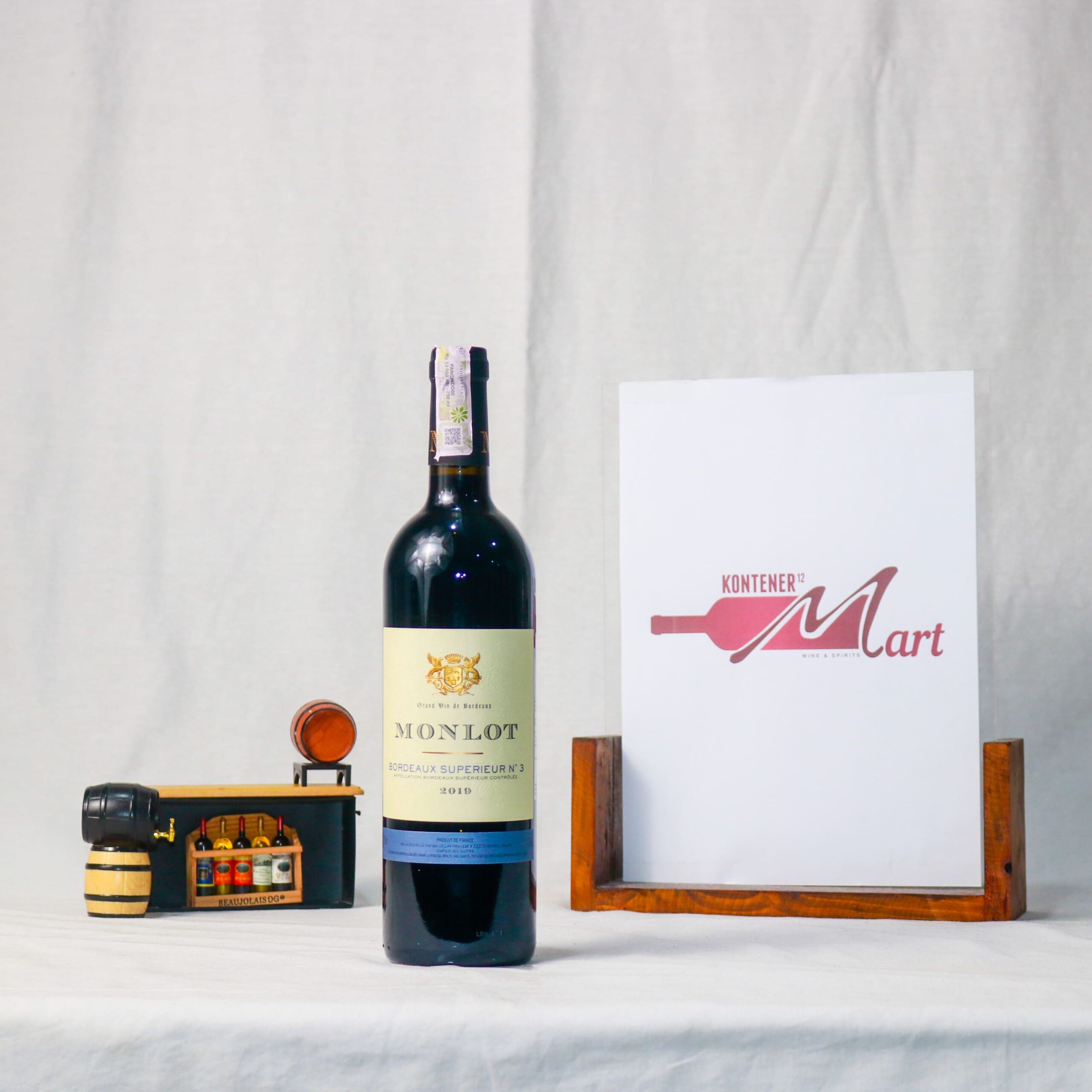 Monlot Bordeaux Superieur No.3 2019 Red Wine France